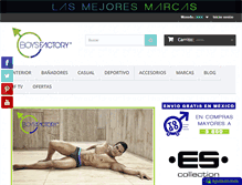 Tablet Screenshot of boysfactory.com